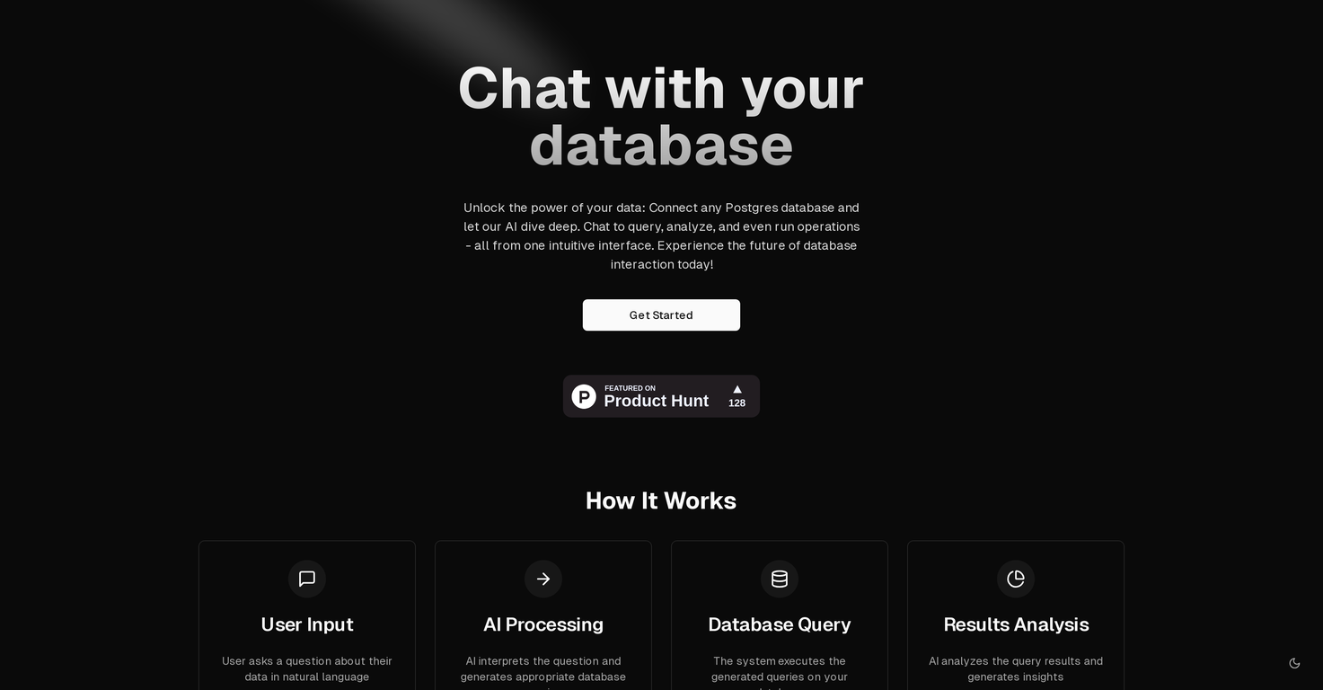 Chat With Your Database screenshot