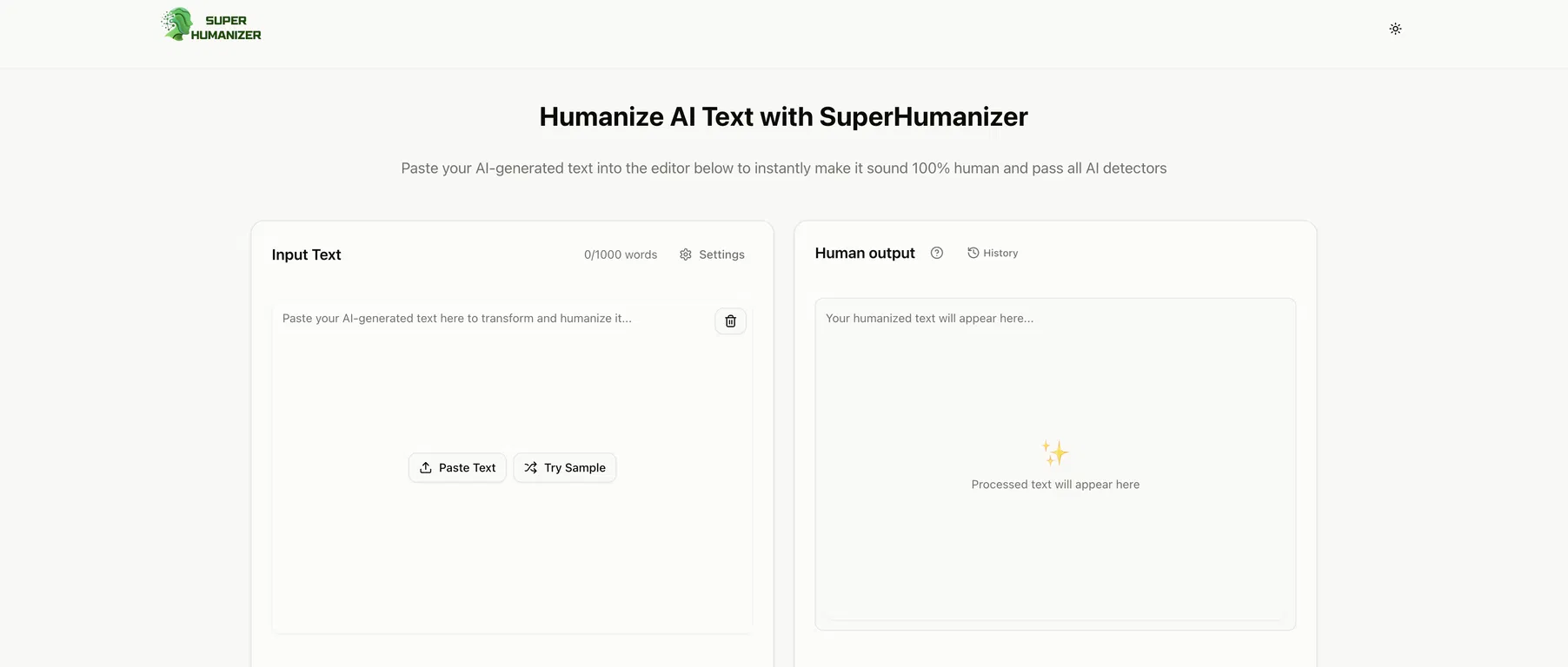 SuperHumanizer screenshot