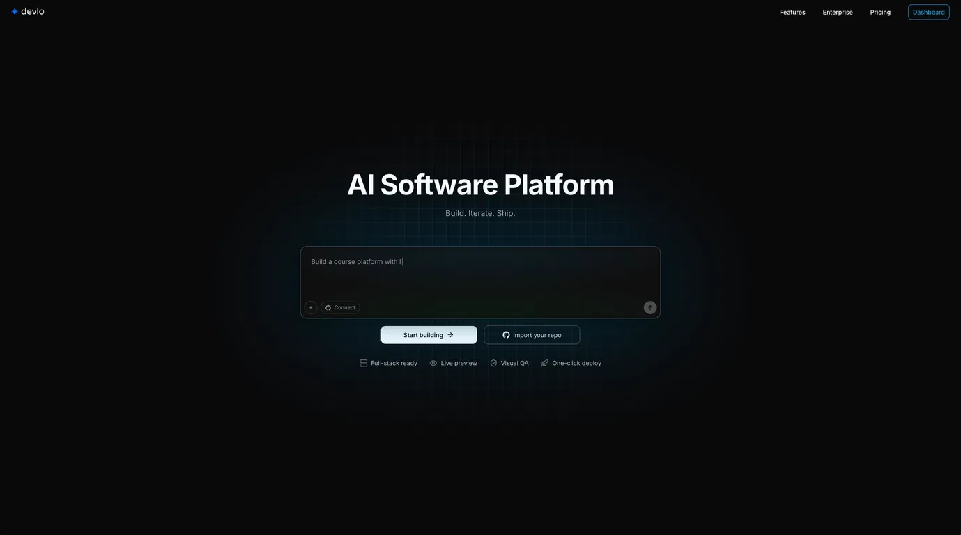 devlo screenshot