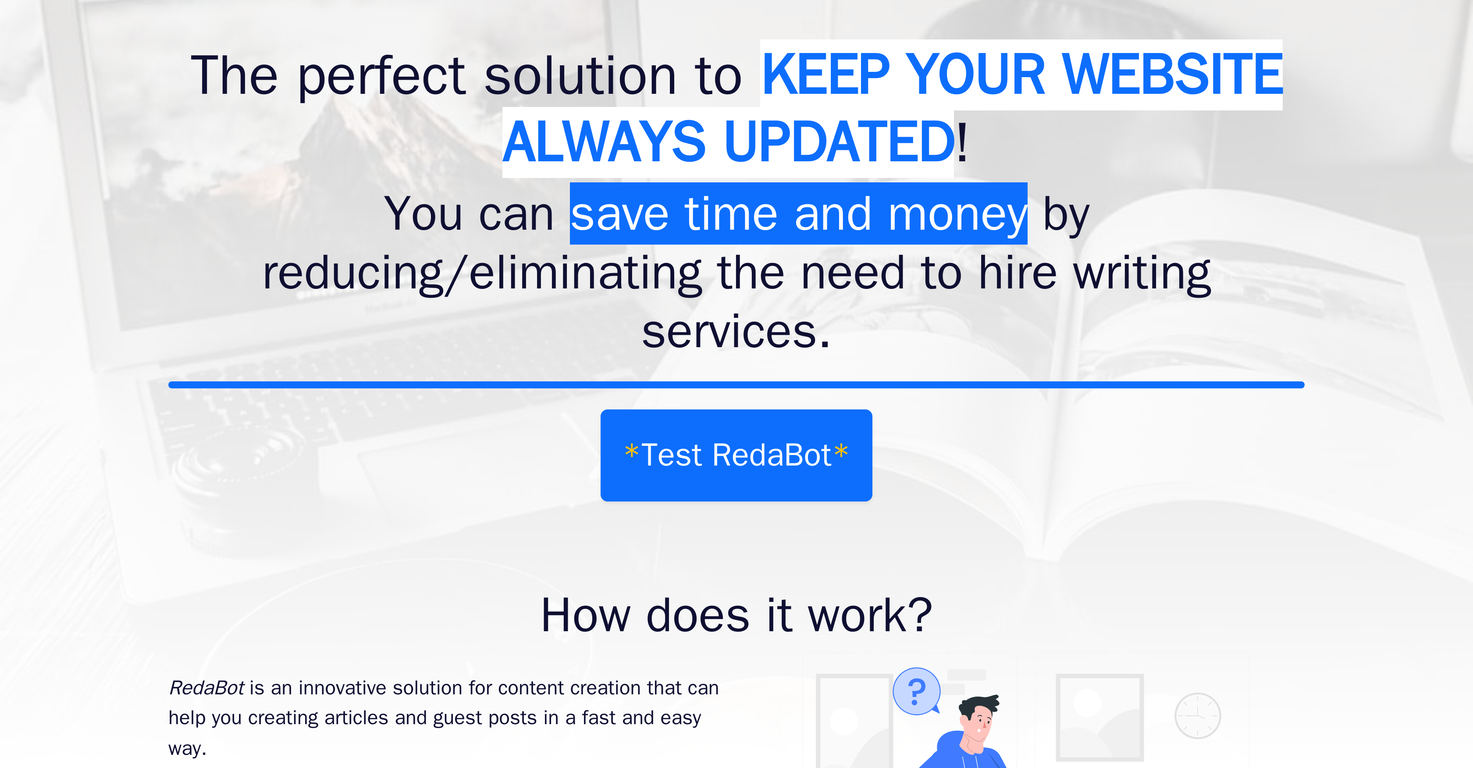 RedaBot screenshot