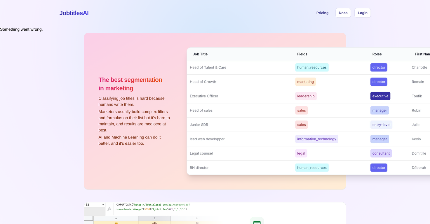 JobtitlesAI screenshot
