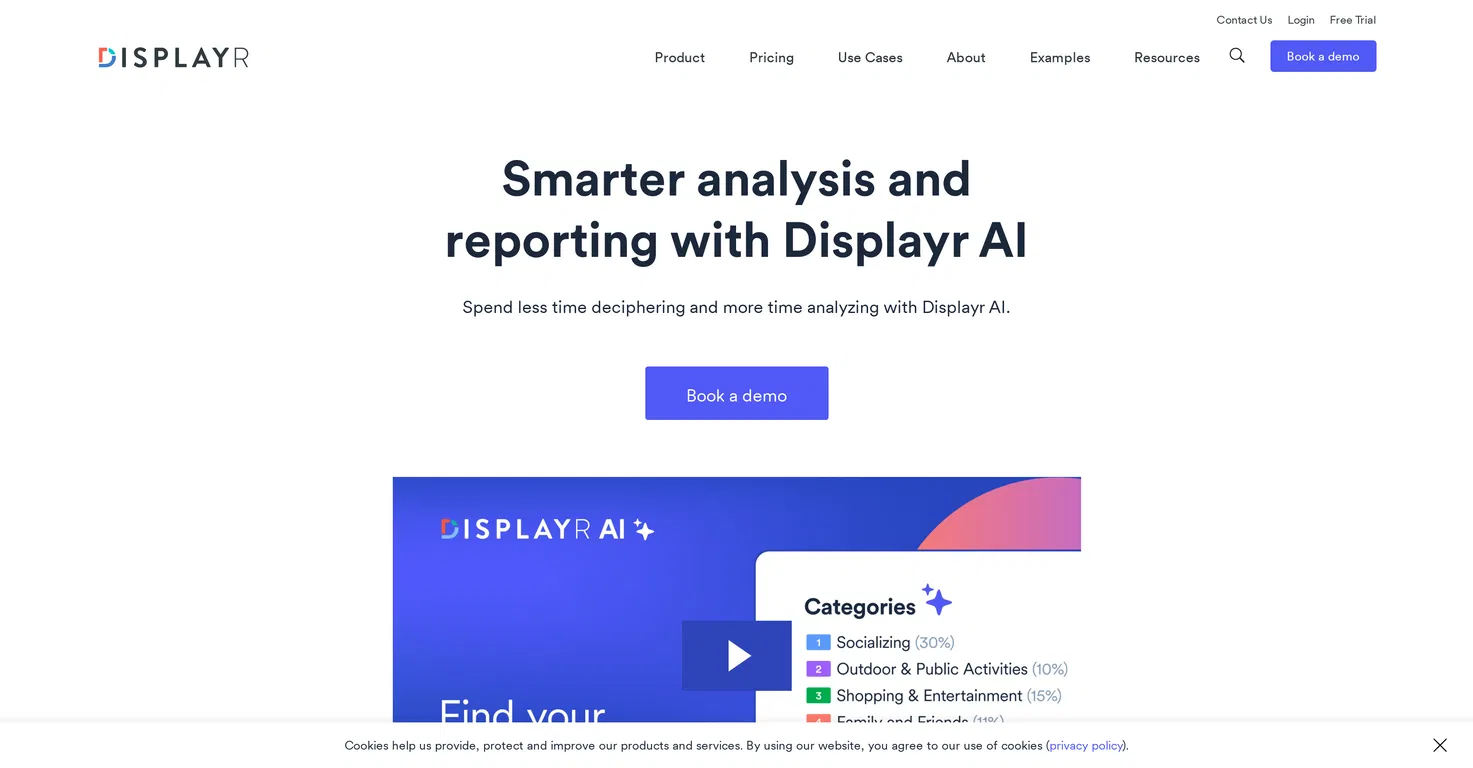 Displayr AI screenshot
