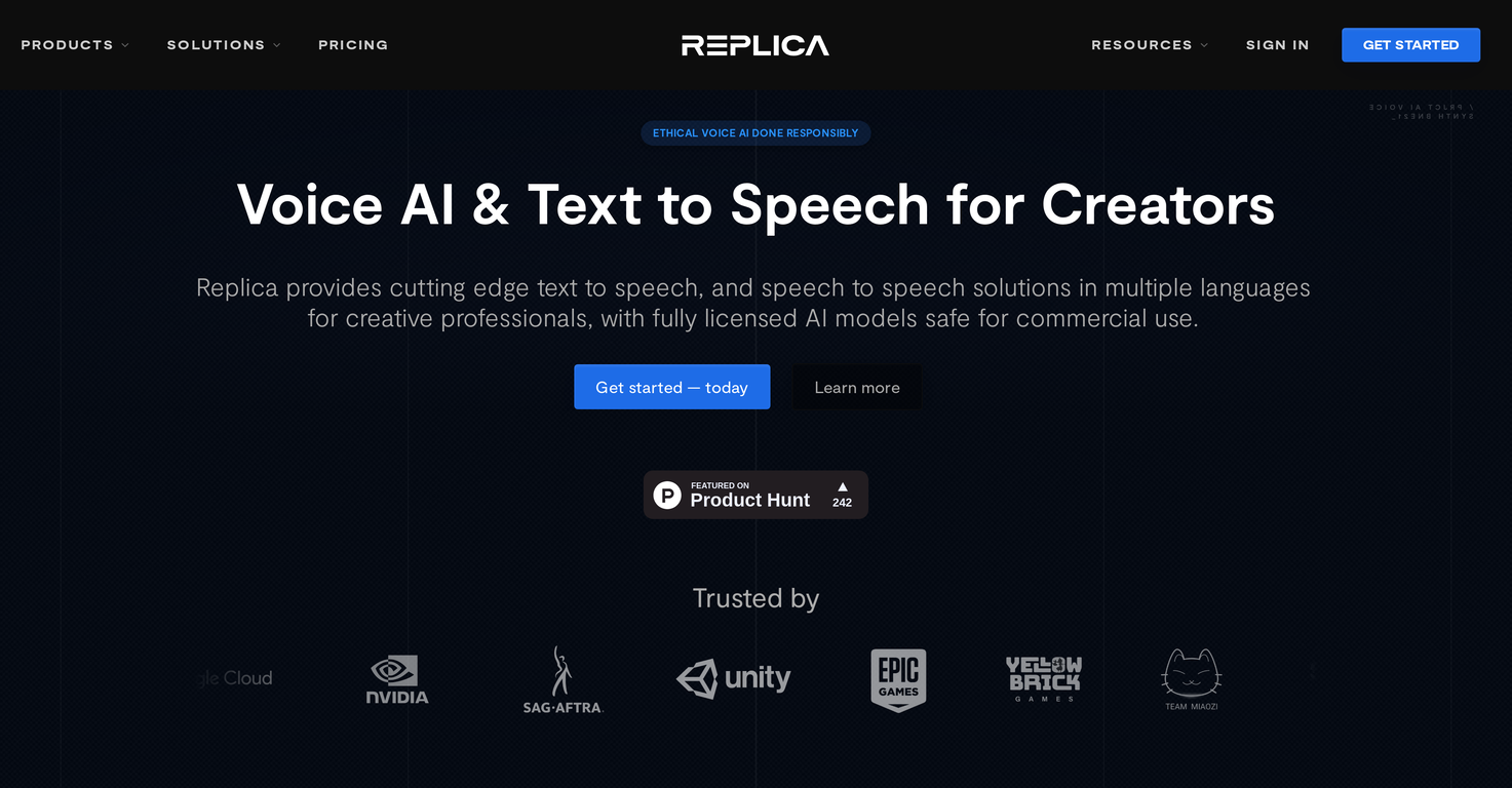 Replica Studios screenshot
