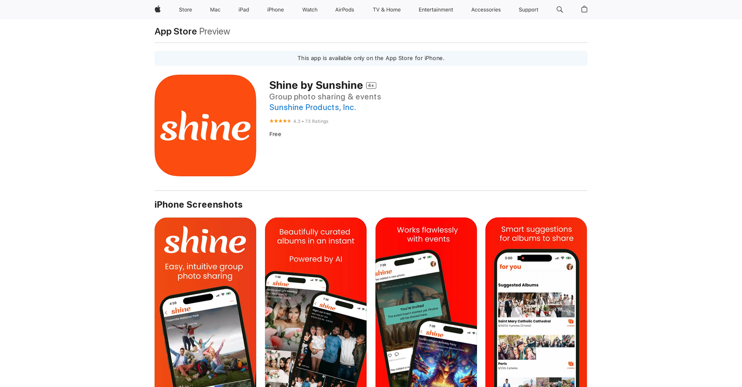 Shine by Sunshine screenshot