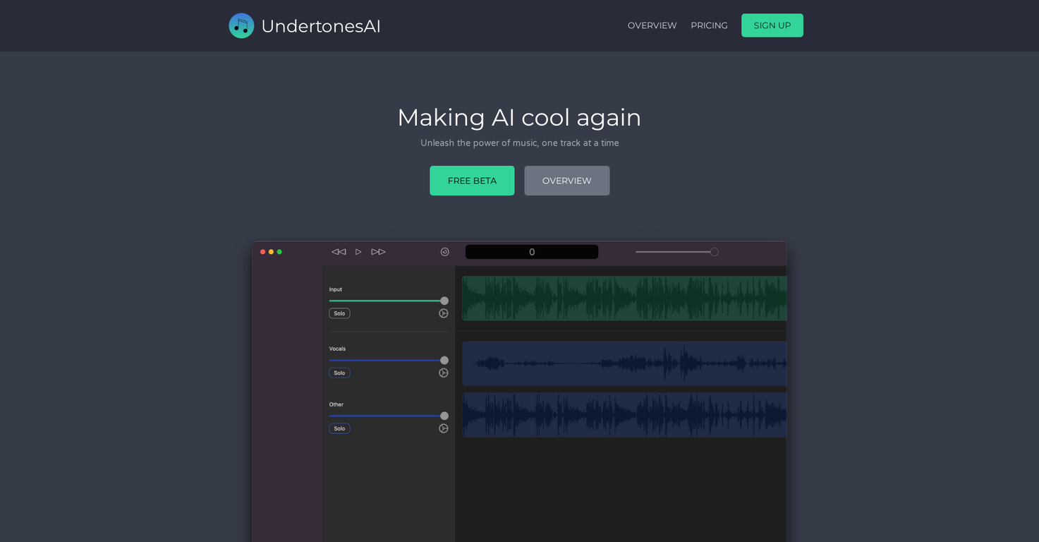 UndertonesAI screenshot
