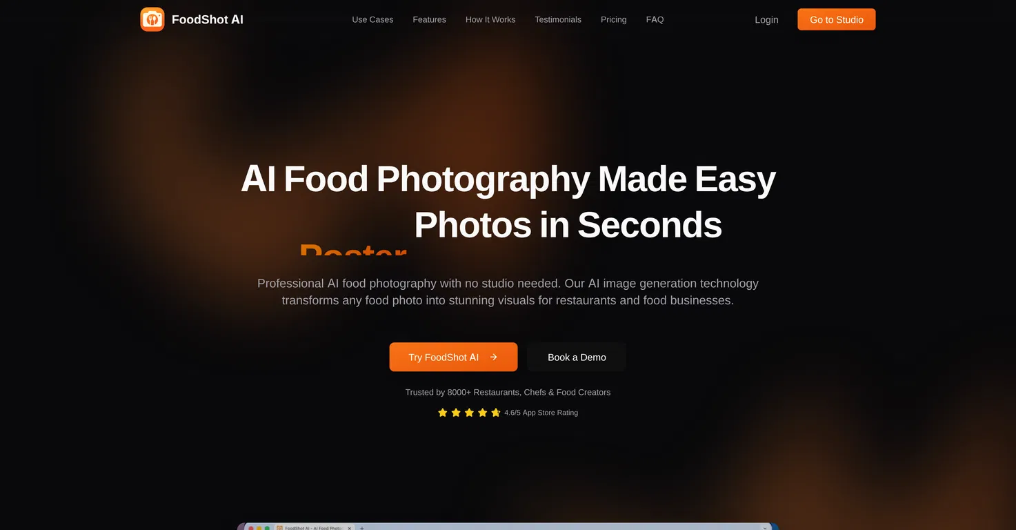 FoodShot AI screenshot