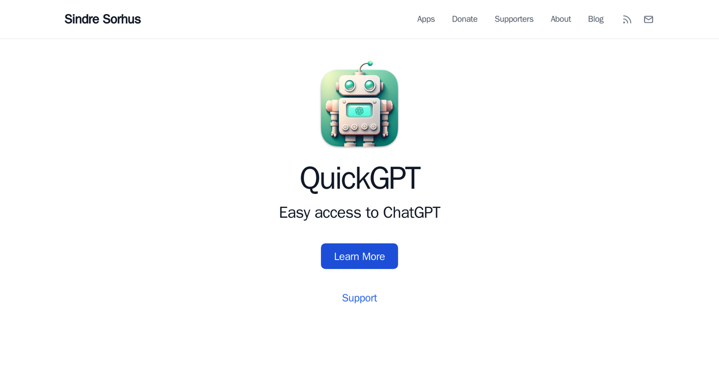 QuickGPT screenshot