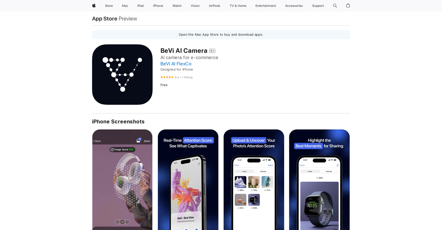 BeVi AI Camera screenshot