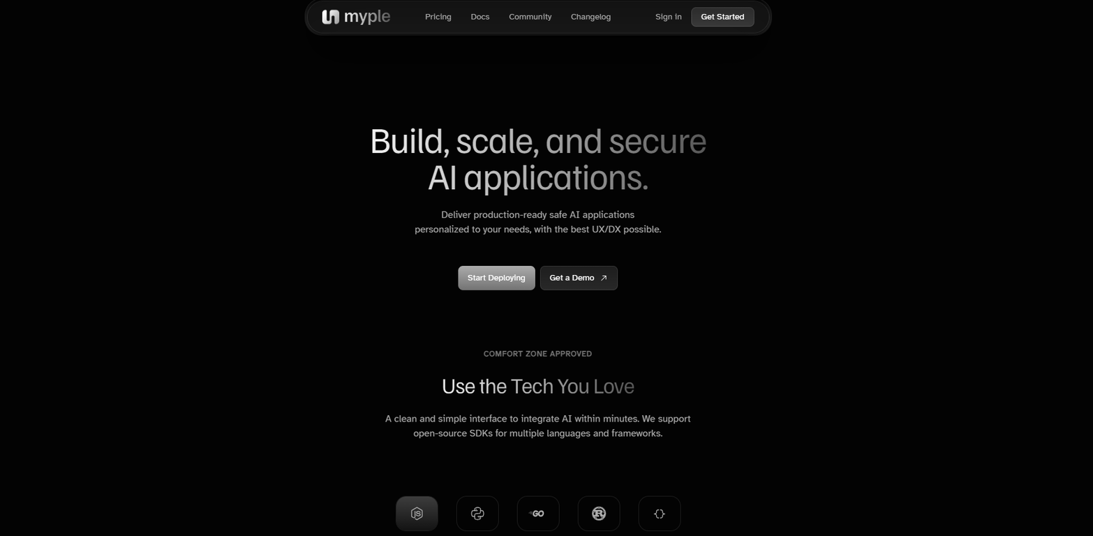 Myple screenshot