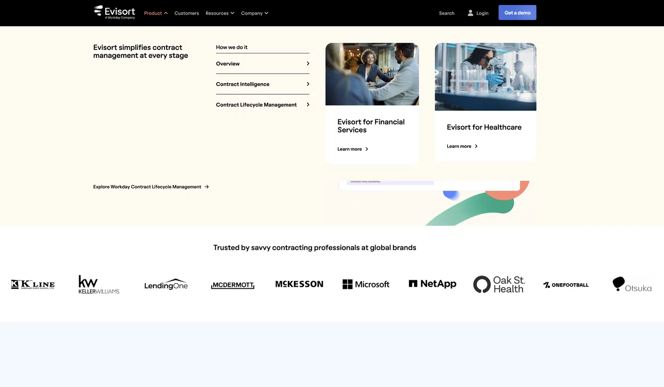 Evisort screenshot