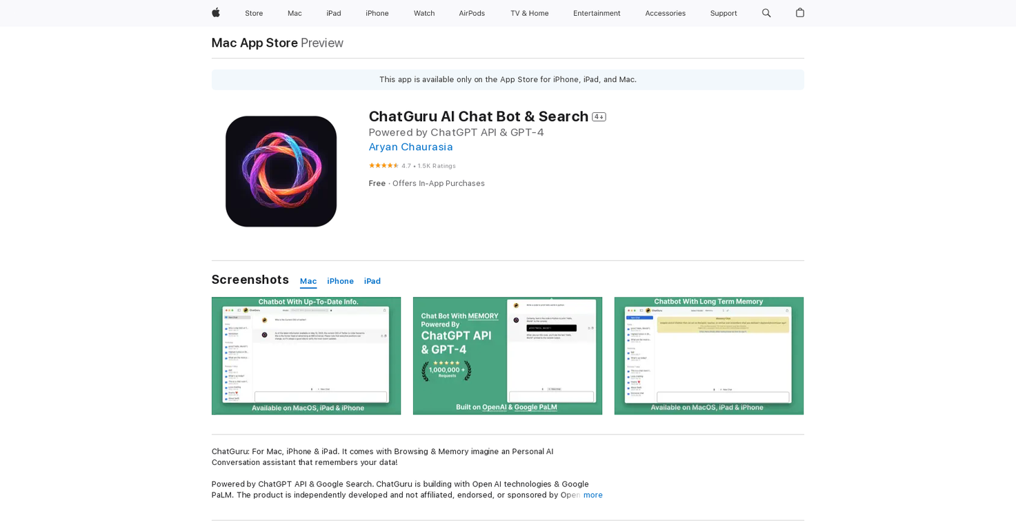 ChatGuru screenshot