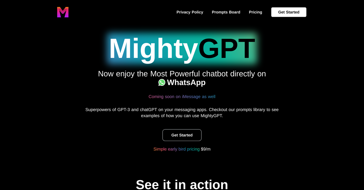 MightyGPT screenshot