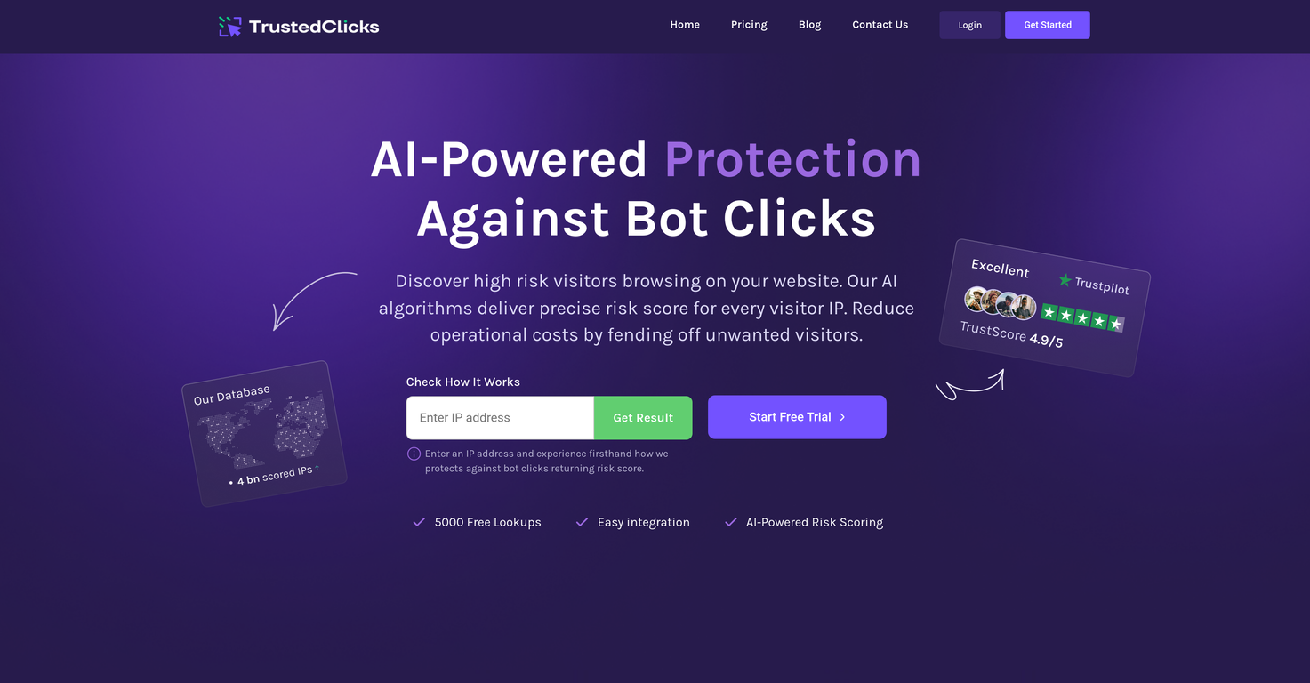 Trusted Clicks screenshot