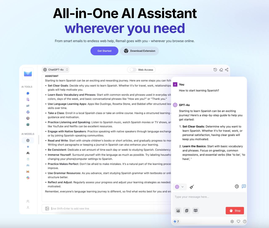 Remail screenshot