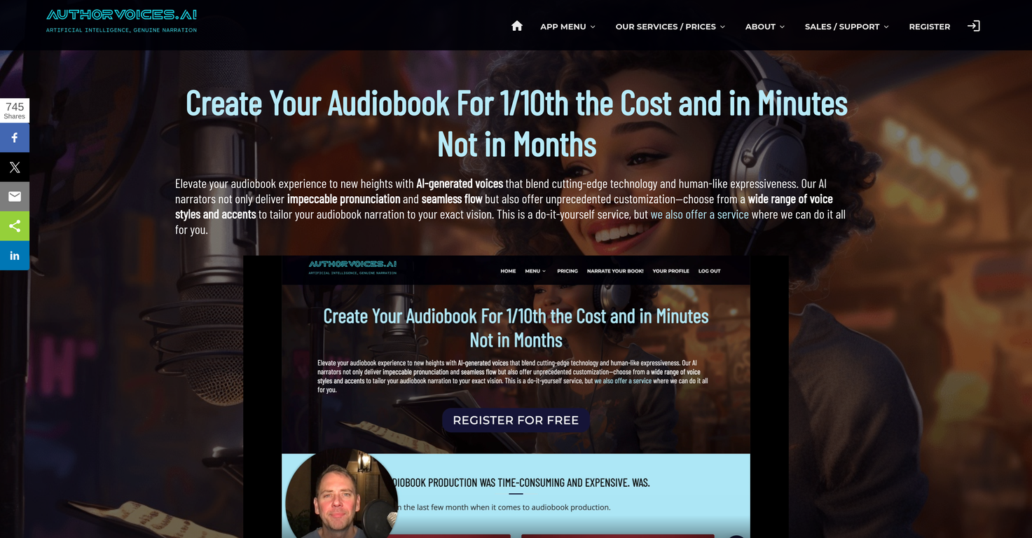 AuthorVoices.ai screenshot