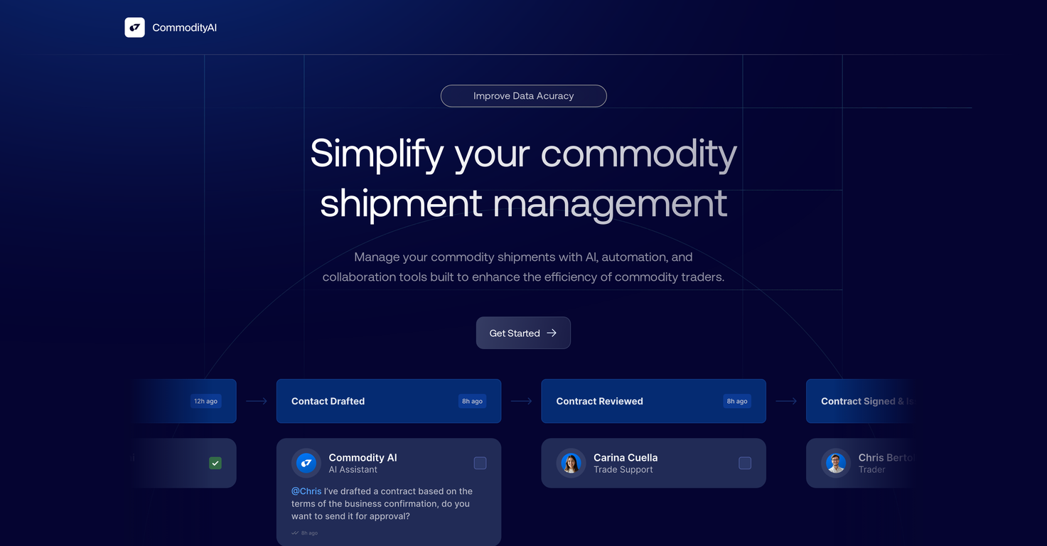 CommodityAI screenshot