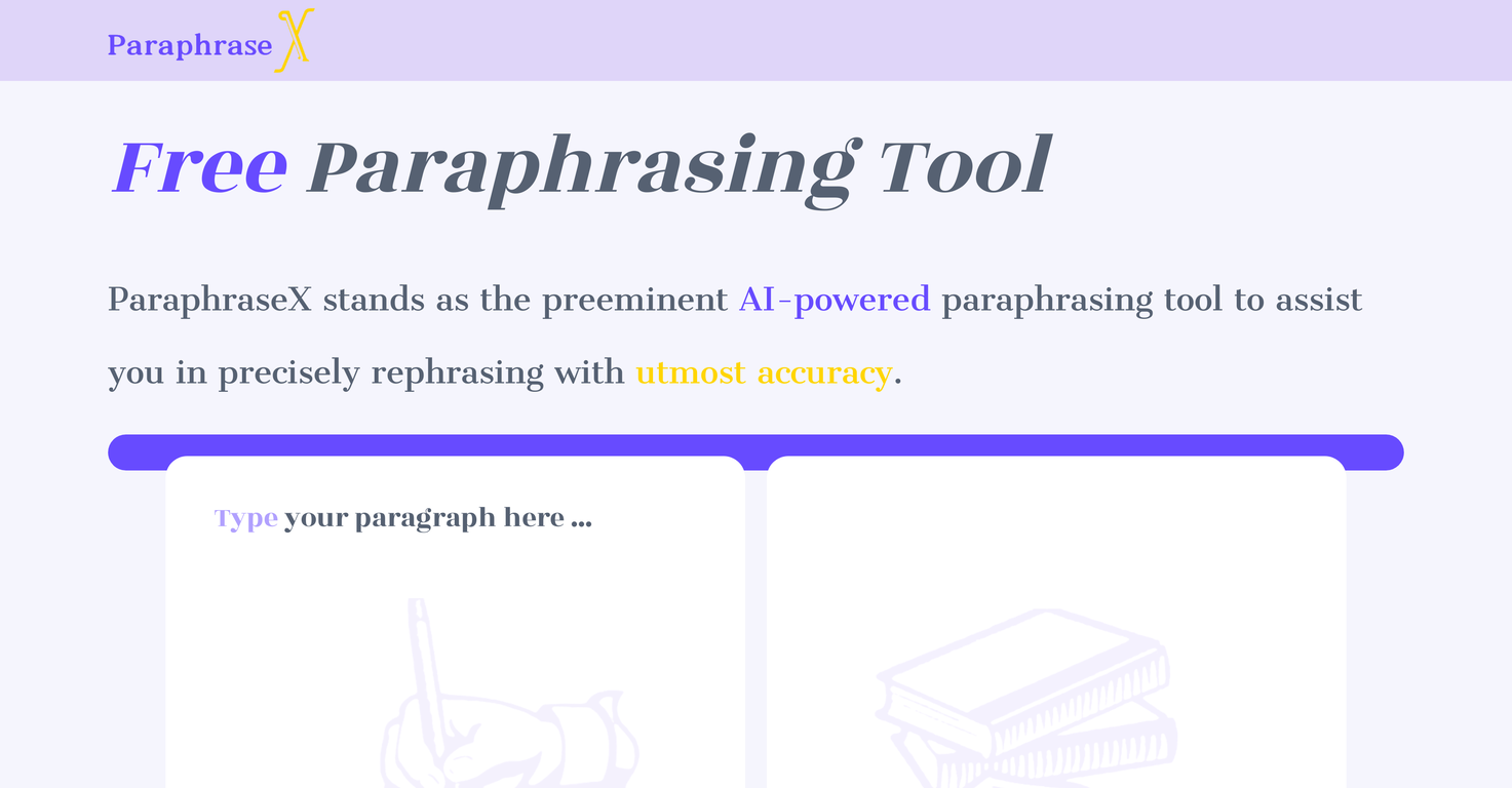 ParaphraseX screenshot
