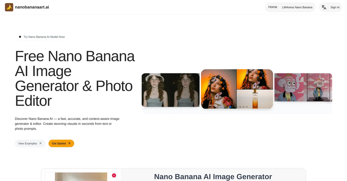 Nano Banana Art screenshot