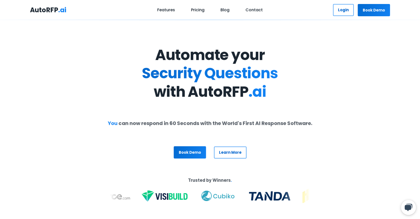 AutoRFP screenshot