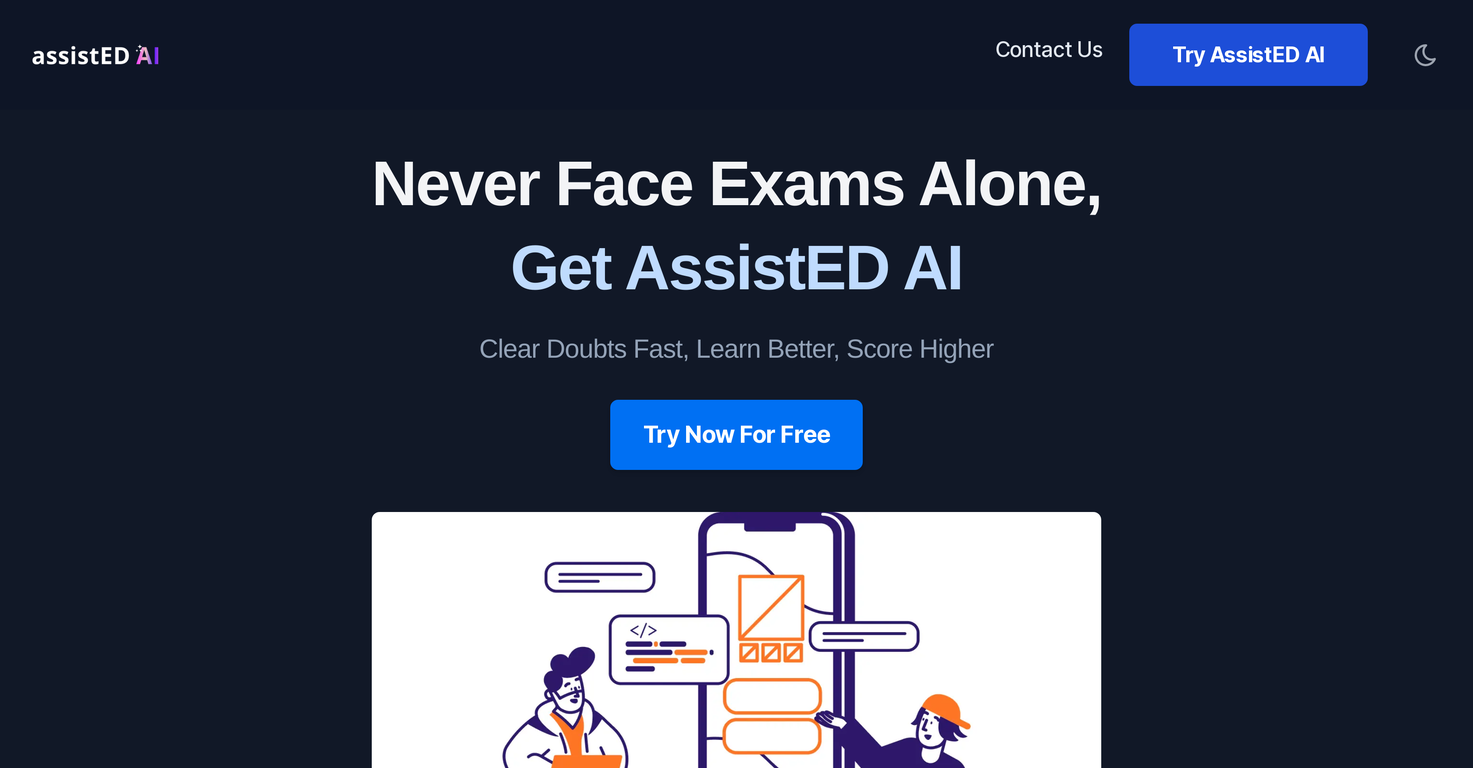 AssistED AI screenshot