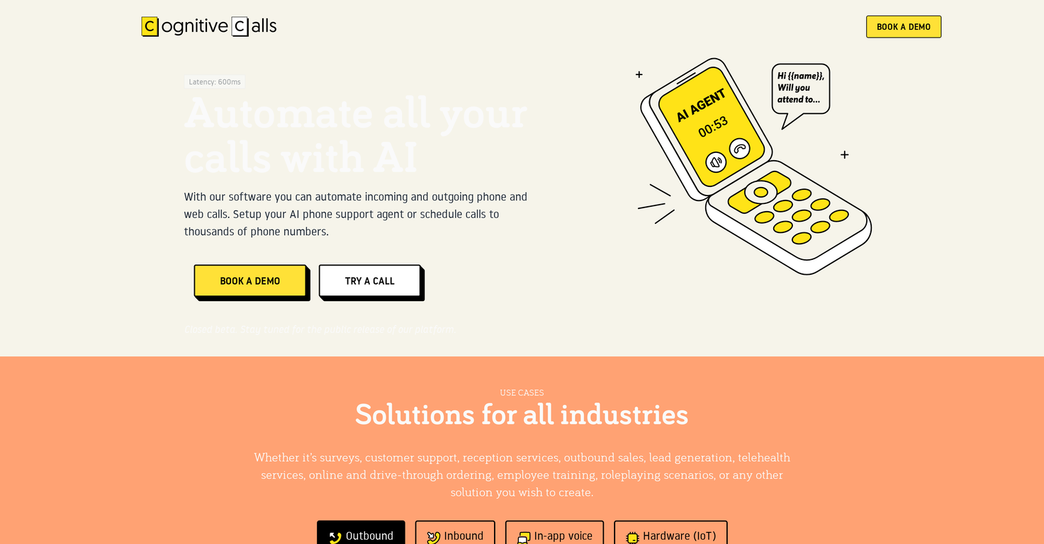 Cognitive Calls screenshot