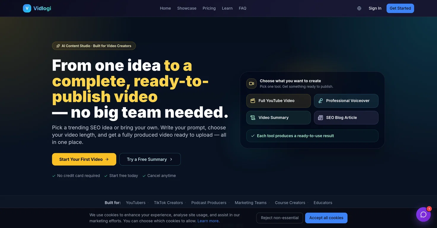 Vidlogi screenshot