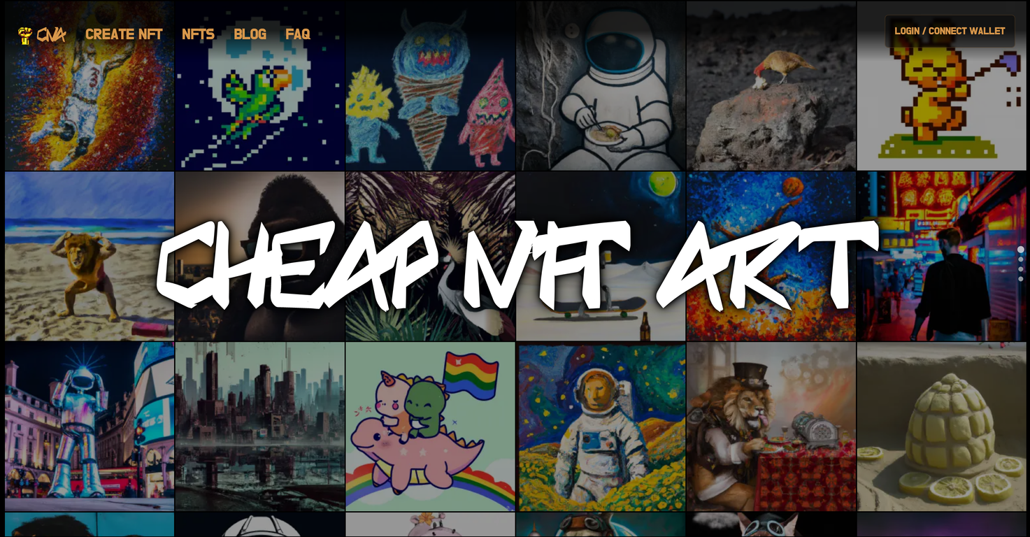 Cheap NFT Art screenshot