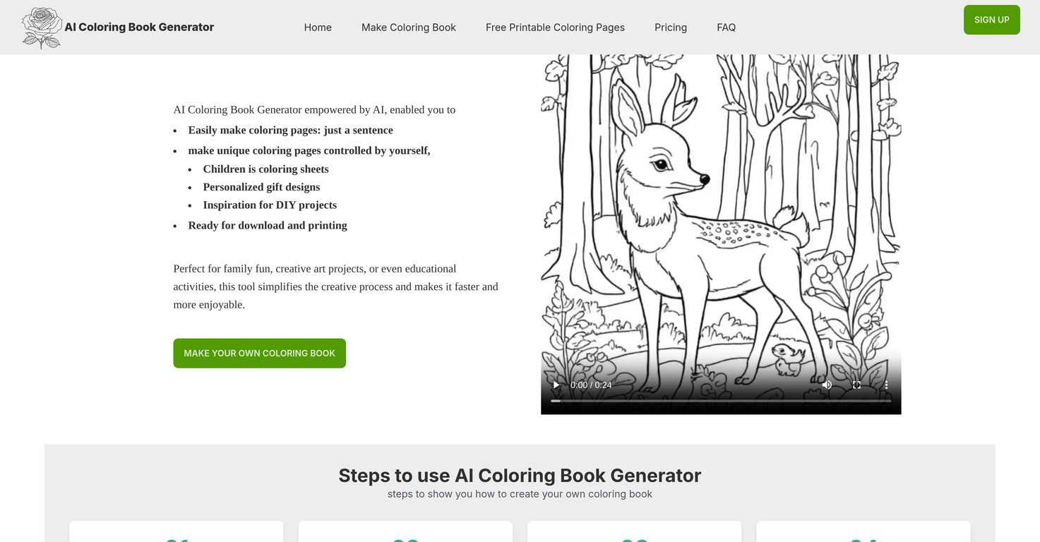 ColoringBookAI screenshot