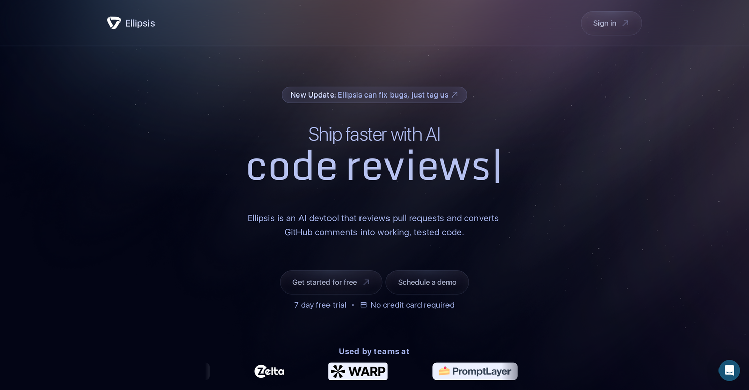 Ellipsis screenshot