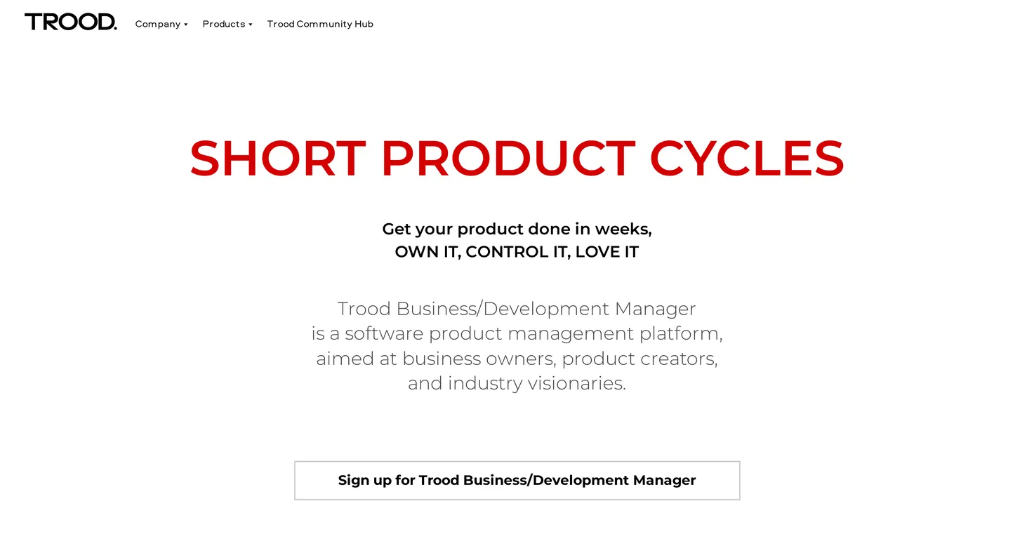 Trood screenshot