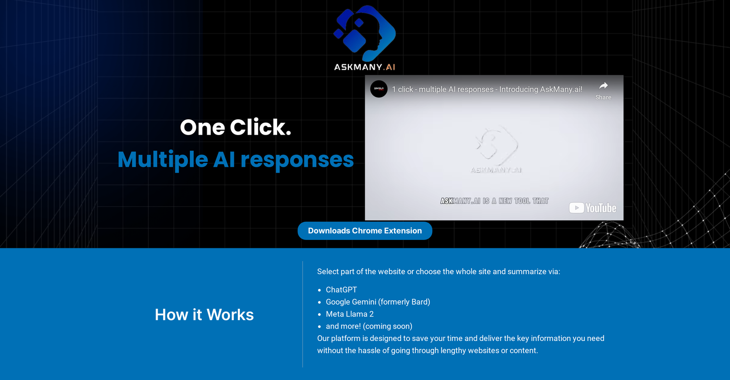 AskManyAI screenshot