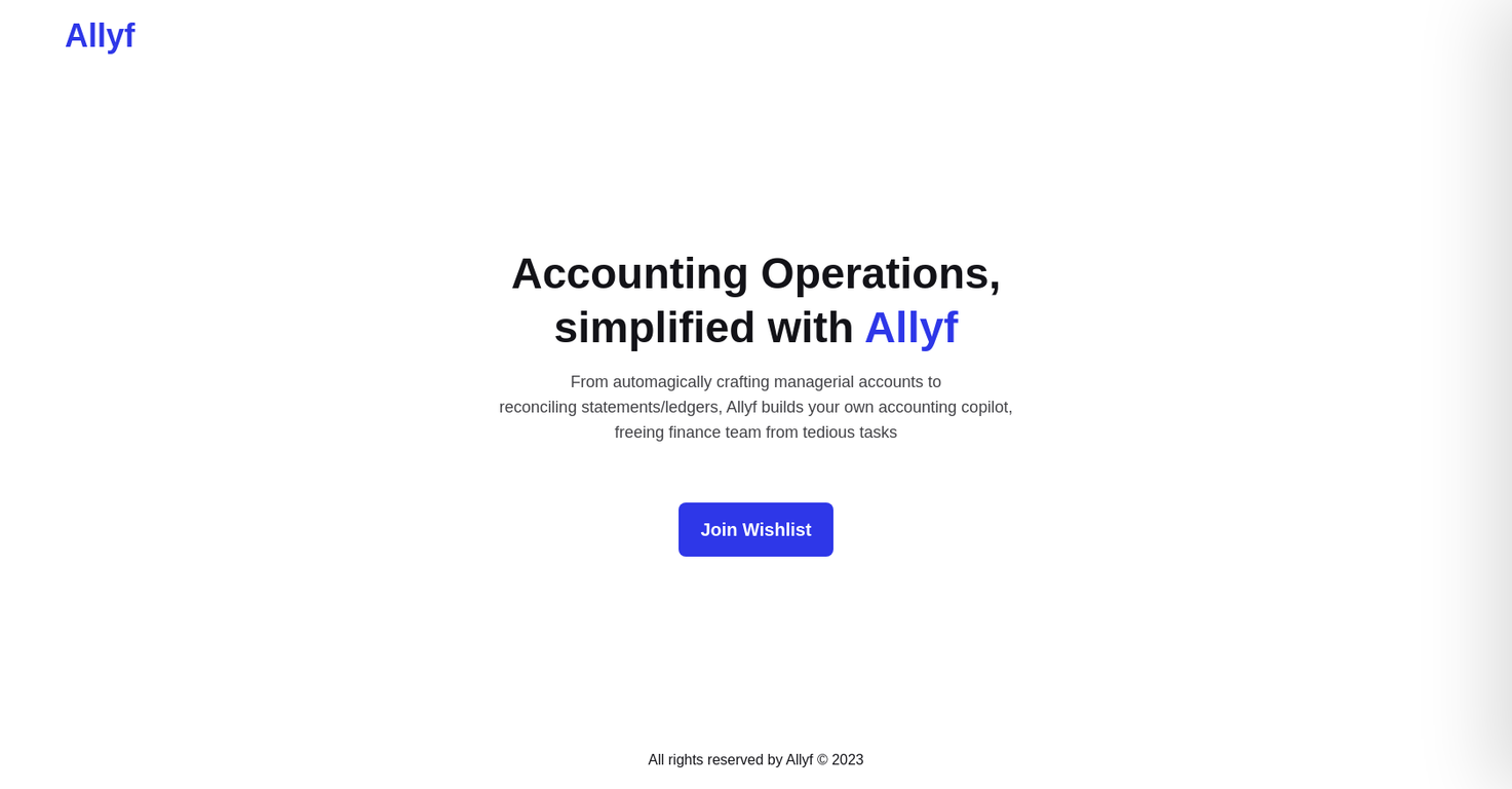 Allyf screenshot