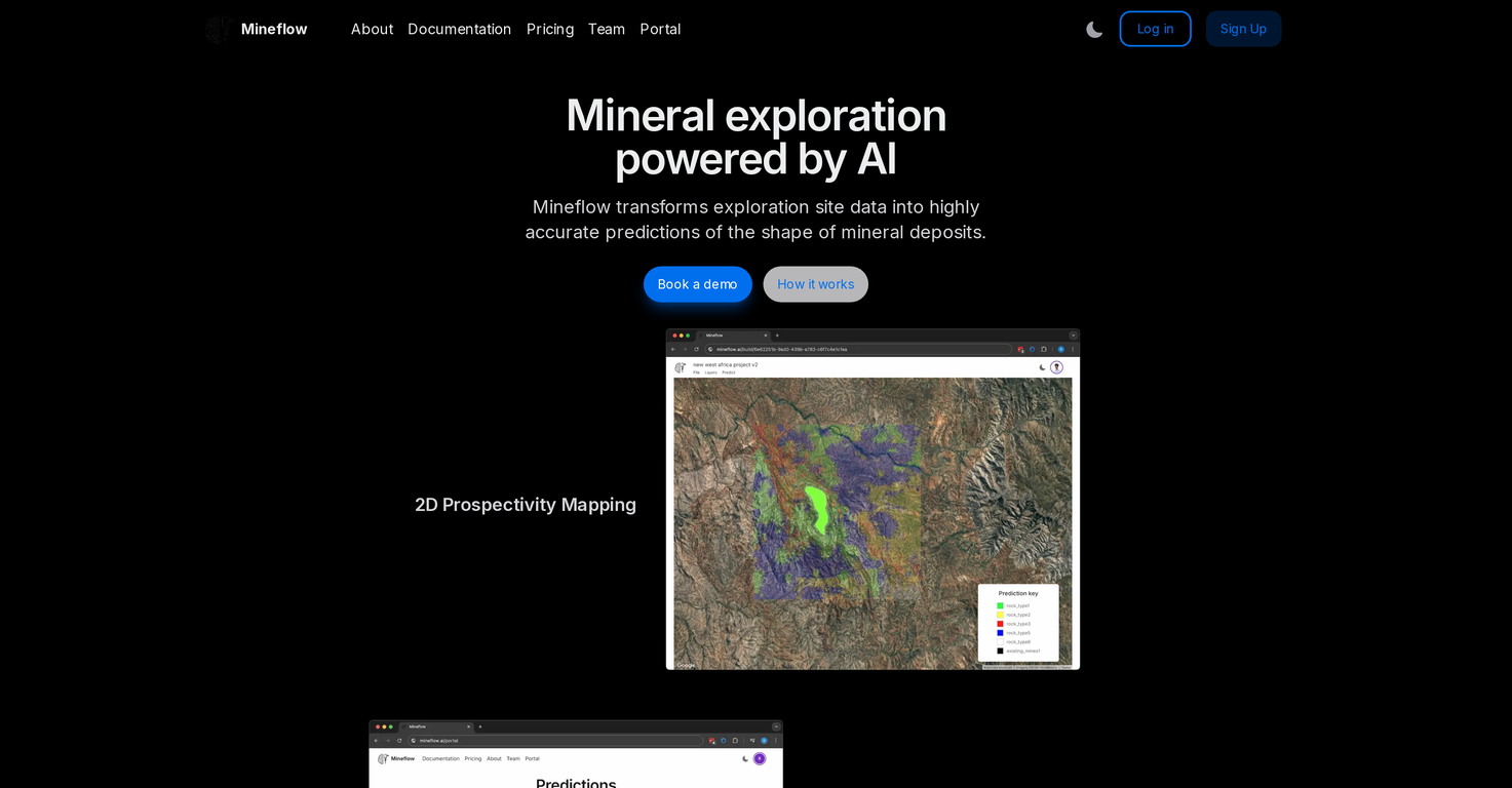 Mineflow screenshot