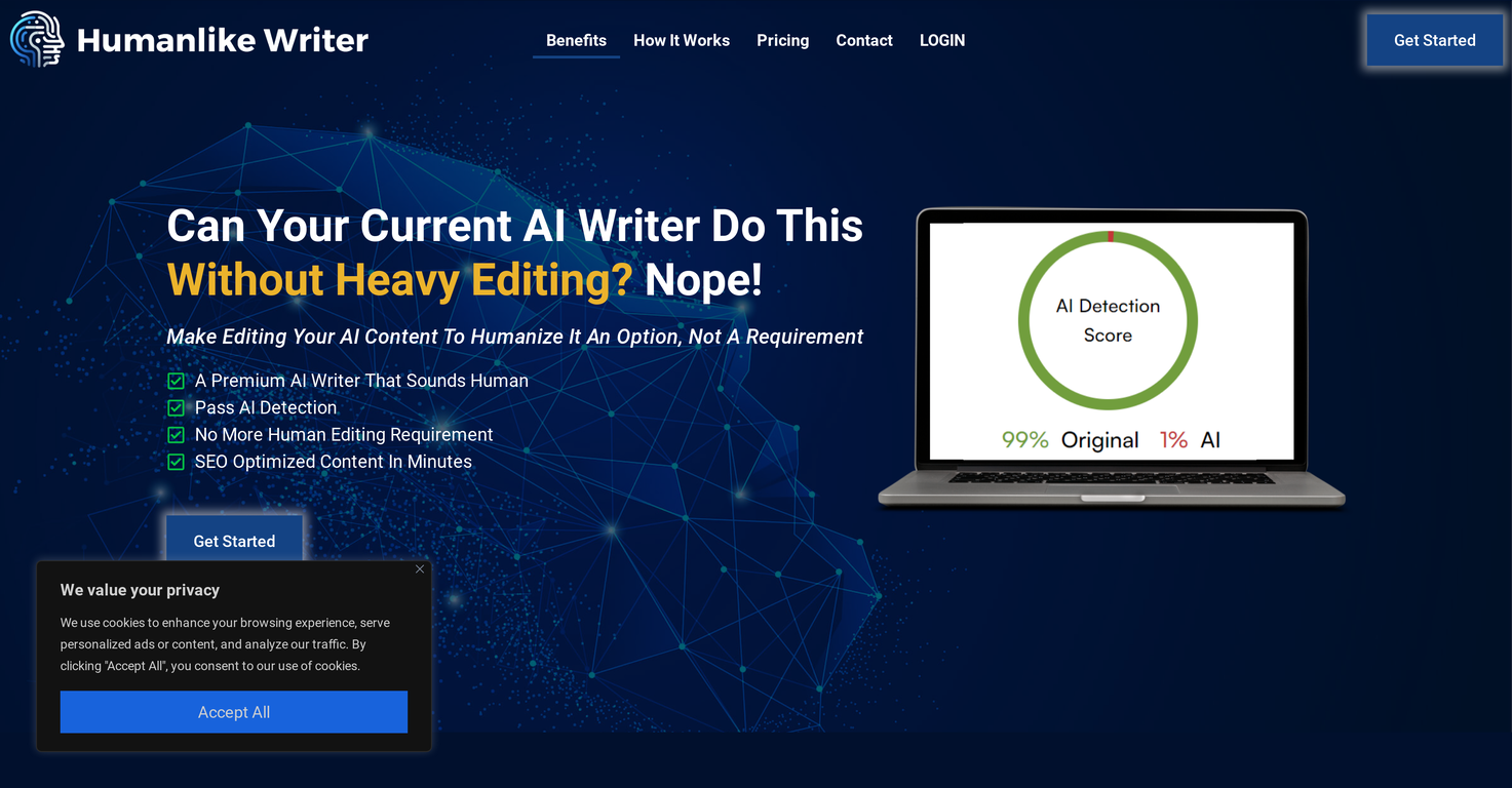 Humanlike Writer screenshot