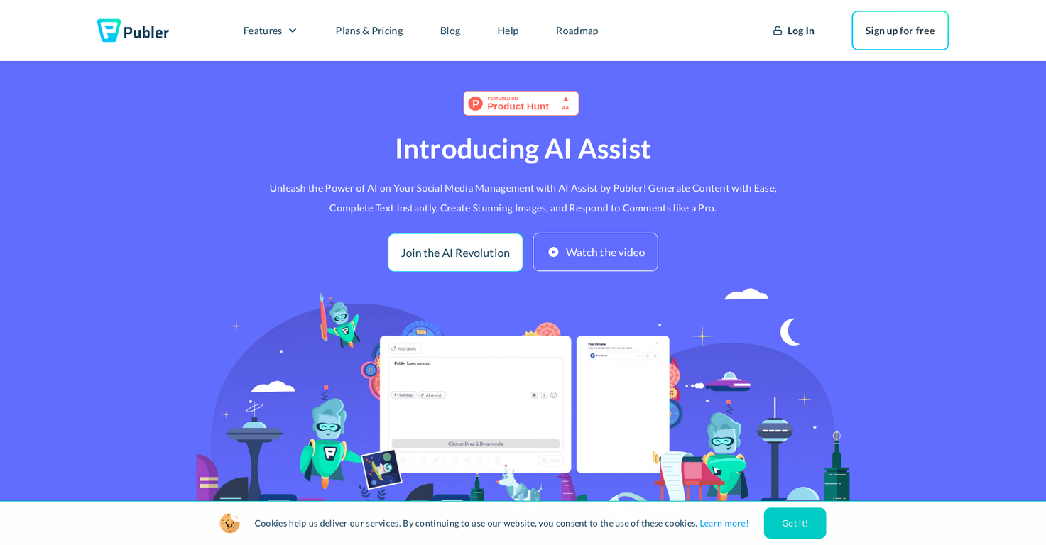 Publer AI screenshot