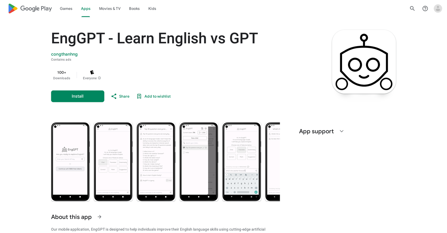 ChatEngGPT screenshot