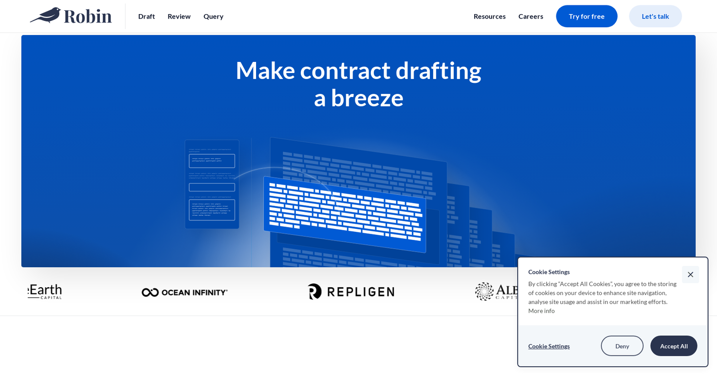 Draft by Robin AI screenshot