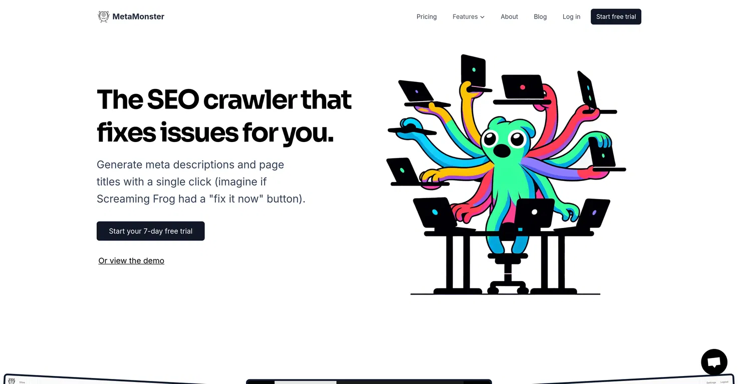 MetaMonster screenshot