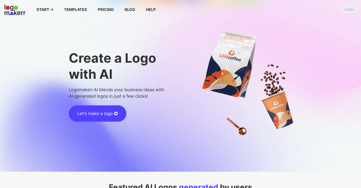 Logomakerr screenshot