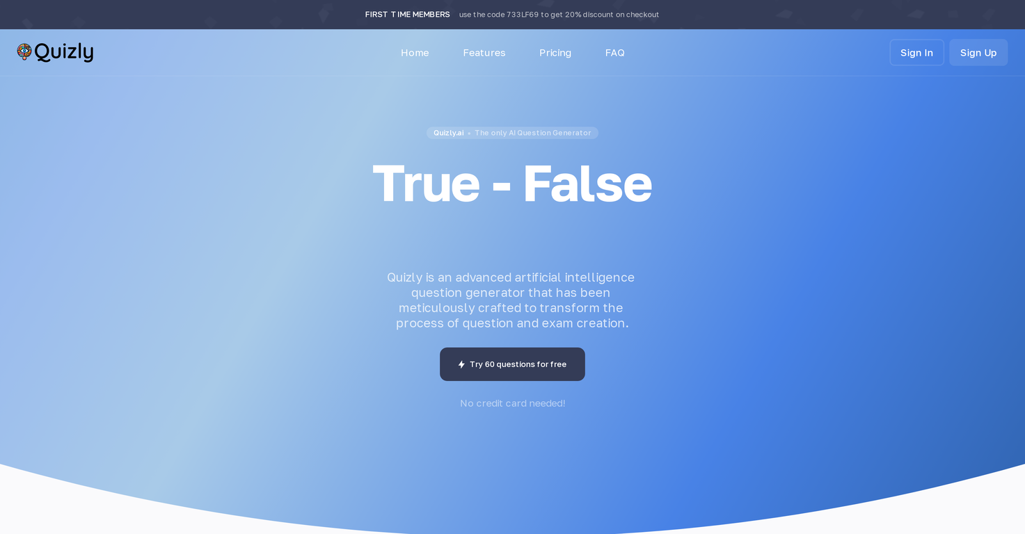 Quizly screenshot