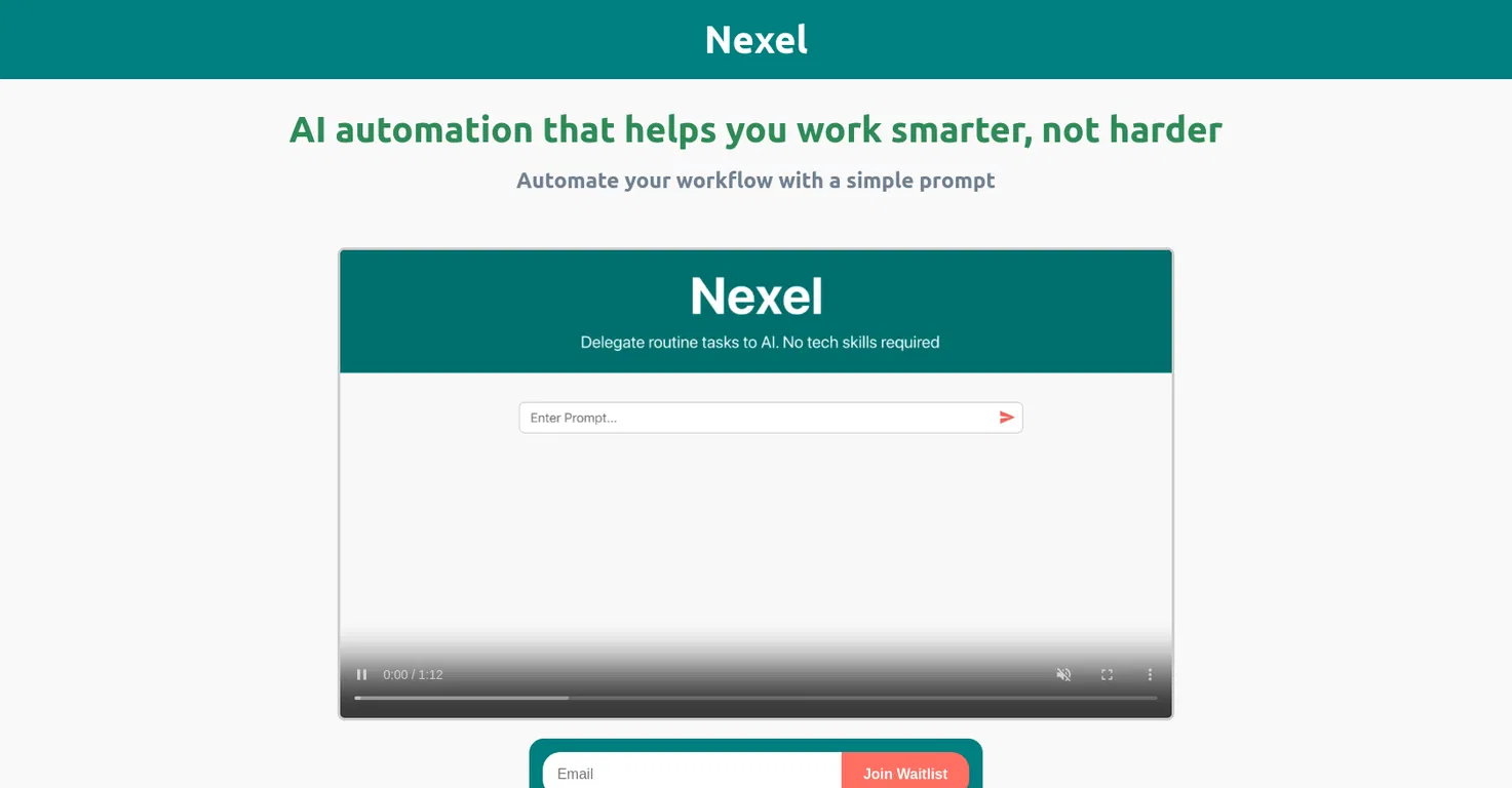 Nexel screenshot