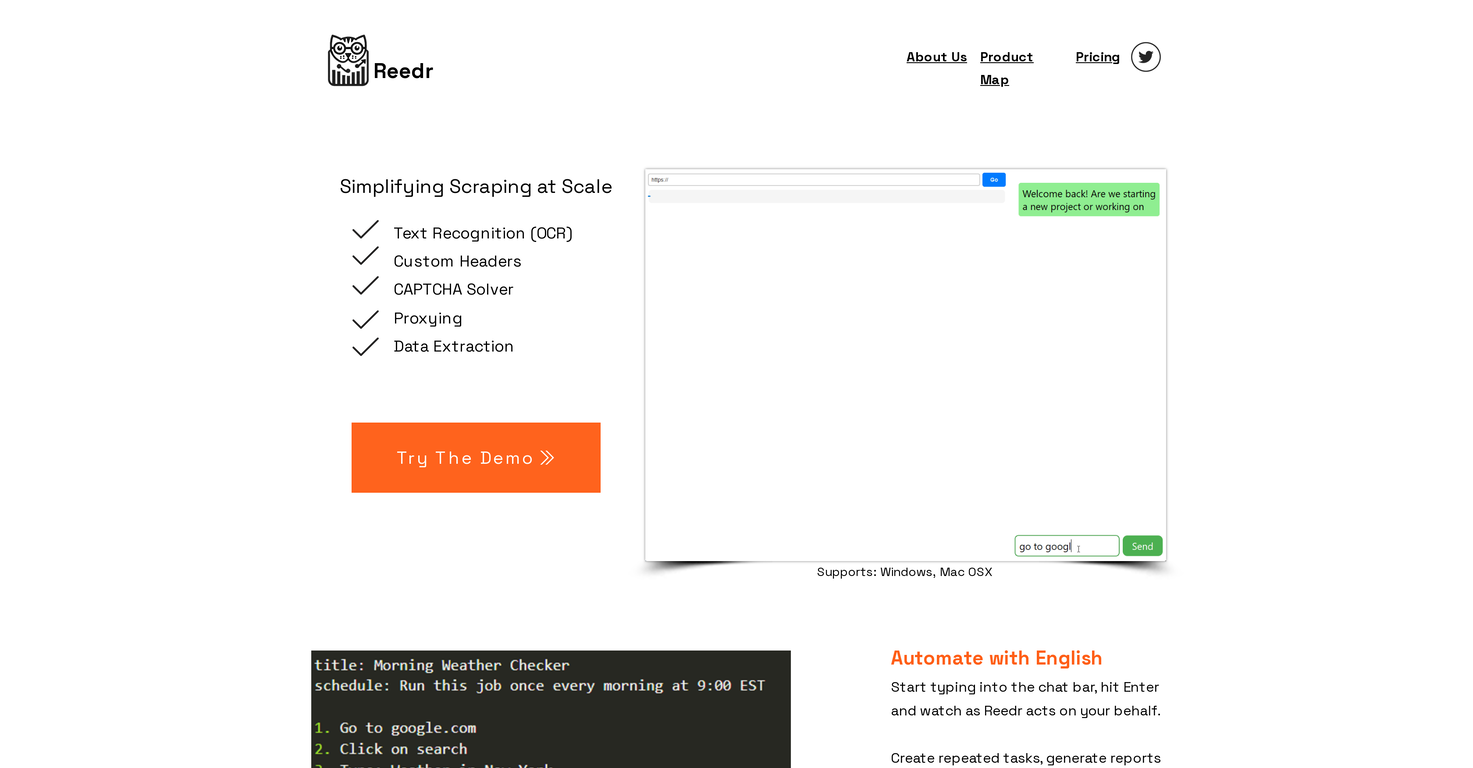 Reedr screenshot