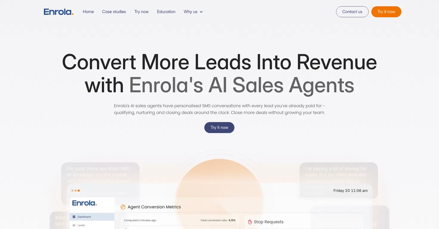 Enrola screenshot