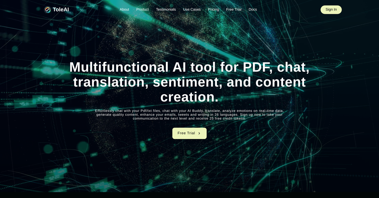ToleAI screenshot