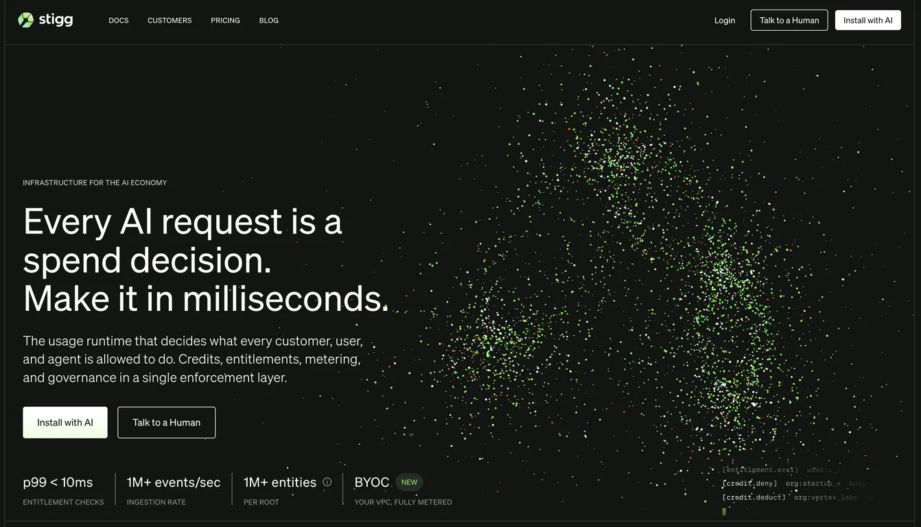 Stigg screenshot