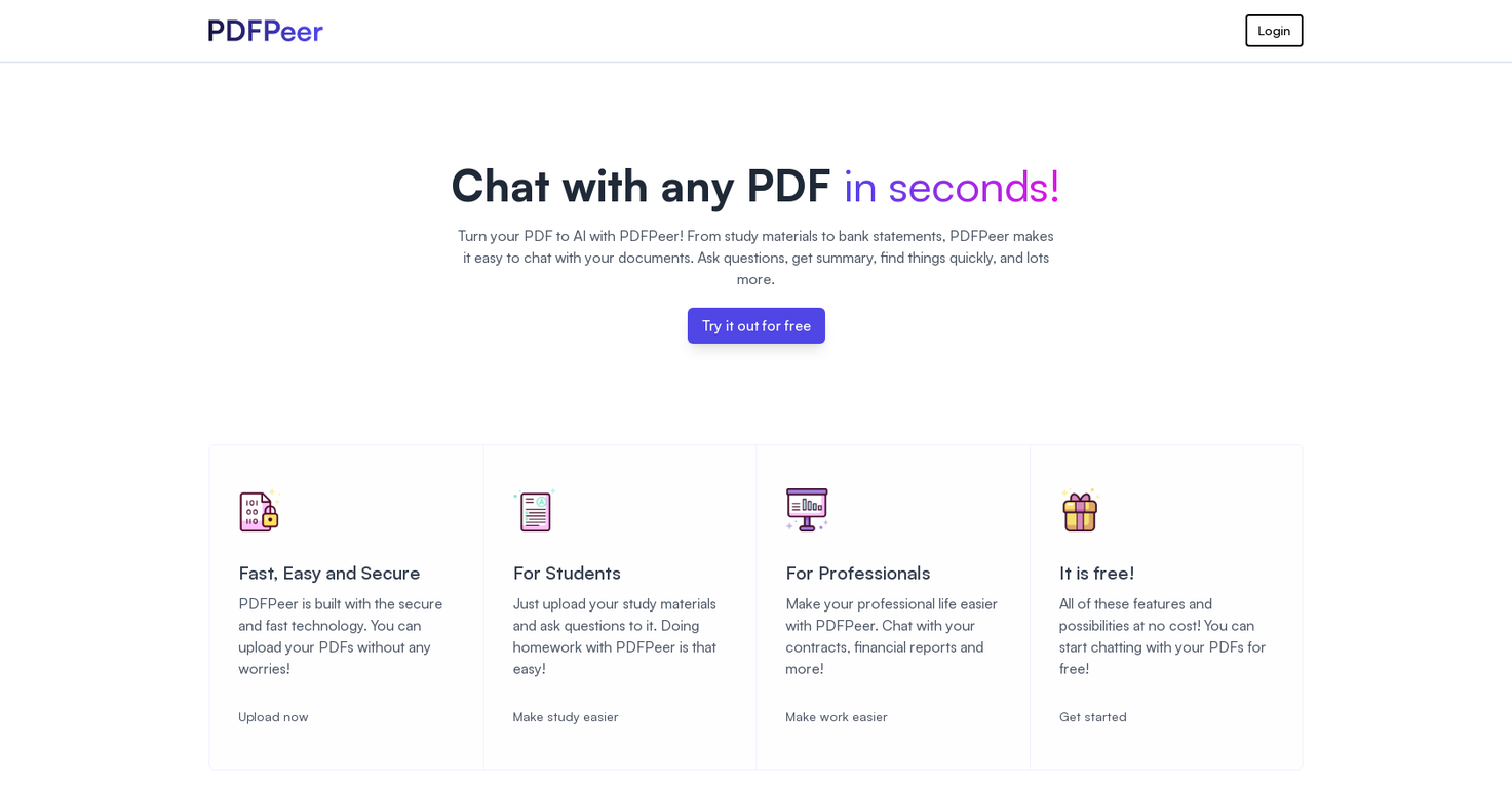 PDFPeer screenshot