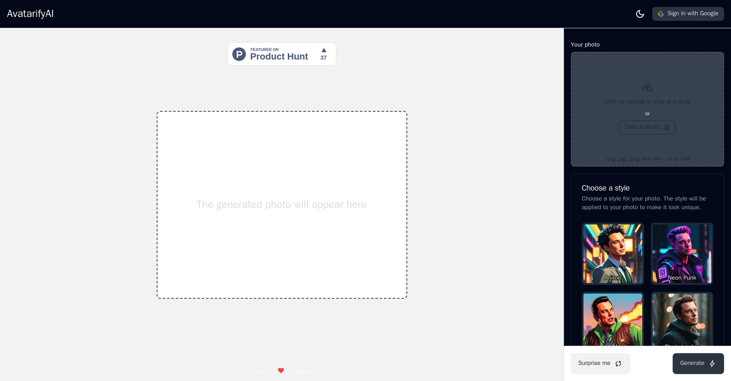 Avatarify AI screenshot