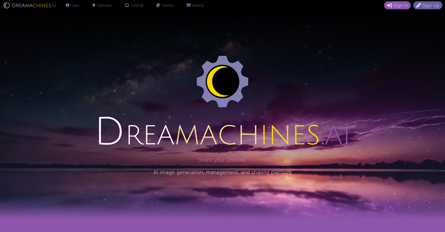 Dreamachines screenshot