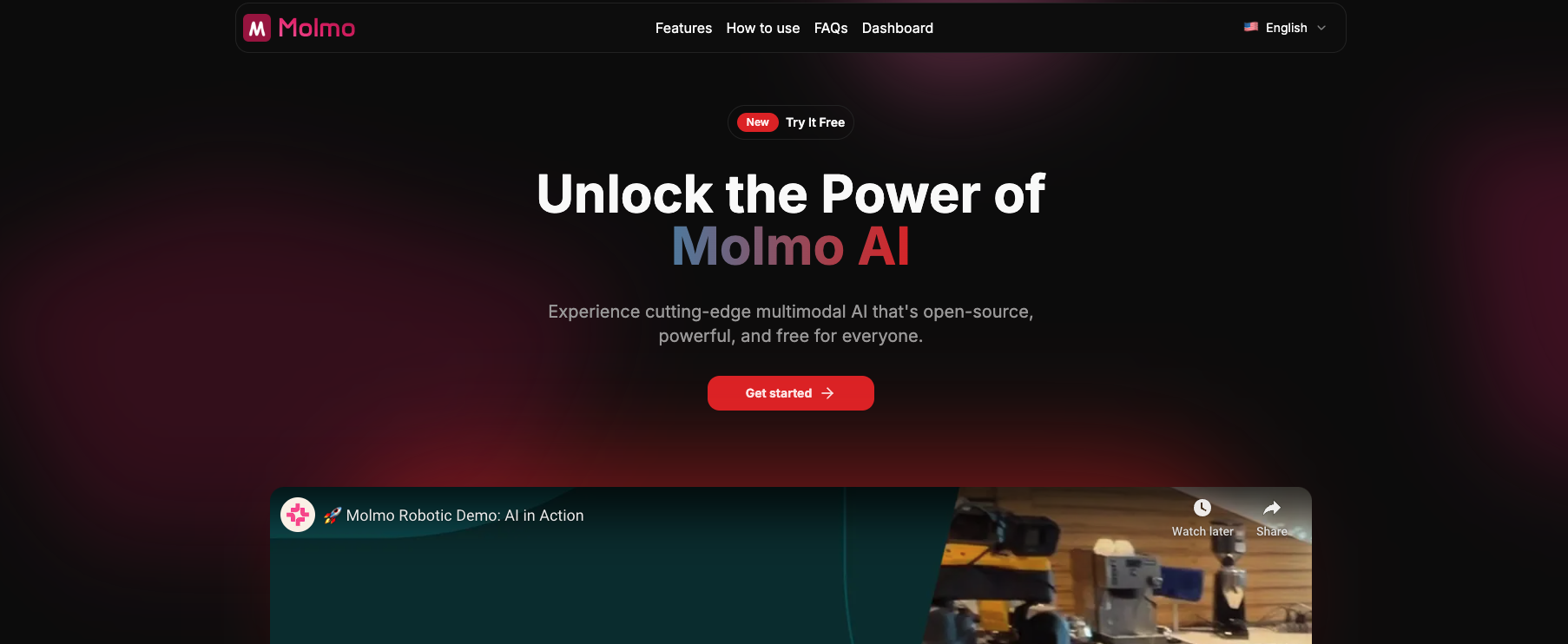 Molmo AI screenshot