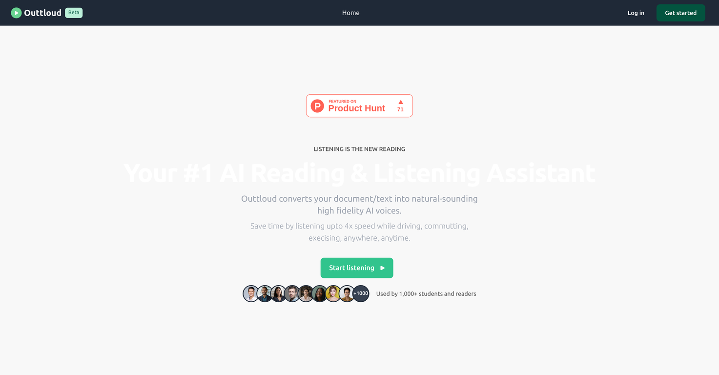 Outtloud screenshot